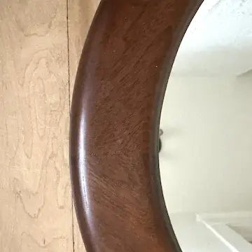 Vintage Amana Handmade Signed Solid Wood Mirror