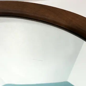 Vintage Amana Handmade Signed Solid Wood Mirror