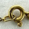 Vintage Amethyst Pendant Necklace on an 18k UnAErre Italian Chain