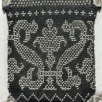 Vintage Art Deco Beaded Fringed Handbag