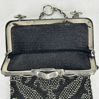 Vintage Art Deco Beaded Fringed Handbag