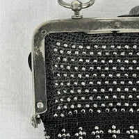 Vintage Art Deco Beaded Fringed Handbag