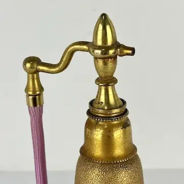 Vintage Art Deco Czech Glass Perfume Atomizer