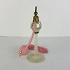 Vintage Art Deco Hand Painted Czech Glass Perfume Atomizer