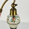 Vintage Art Deco Hand Painted Czech Glass Perfume Atomizer