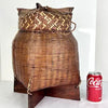Vintage Asian Hand Woven Large Sticky Rice Basket