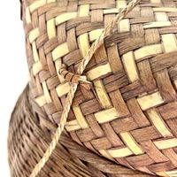 Vintage Asian Hand Woven Large Sticky Rice Basket