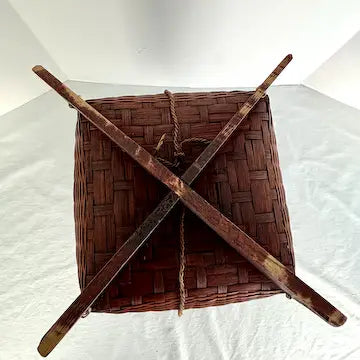 Vintage Asian Hand Woven Large Sticky Rice Basket