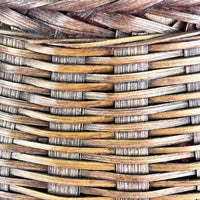 Vintage Asian Hand Woven Large Sticky Rice Basket