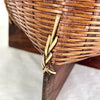 Vintage Asian Hand Woven Large Sticky Rice Basket