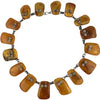 Vintage Baltic Amber Chunk Necklace