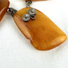 Vintage Baltic Amber Chunk Necklace