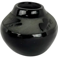 Vintage Blackware Vase by Maria Adelicia