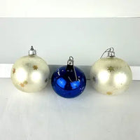 Vintage Blown Glass Moon and Star Ornaments