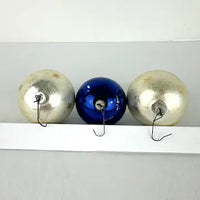 Vintage Blown Glass Moon and Star Ornaments