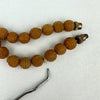 Vintage Butterscotch Amber Ribbed Bead Necklace