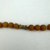 Vintage Butterscotch Amber Ribbed Bead Necklace