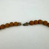 Vintage Butterscotch Amber Ribbed Bead Necklace