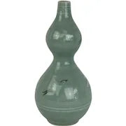 Vintage Celadon Double Gourd Korean vase