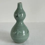Vintage Celadon Double Gourd Korean vase