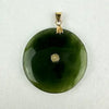 Vintage Chinese 14k Gold and Jade Pendant