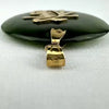 Vintage Chinese 14k Gold and Jade Pendant