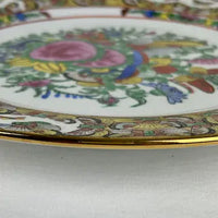 Vintage Chinese Export 1000 Butterlies with Roses Plate
