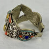 Vintage Chinese Tibetan Silver Cuff Bracelet