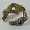 Vintage Chinese Tibetan Silver Cuff Bracelet