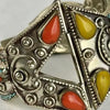Vintage Chinese Tibetan Silver Cuff Bracelet