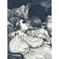 Vintage Deborah Haylor Signed Etching Titled “1000 Theaters”
