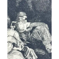 Vintage Deborah Haylor Signed Etching Titled “1000 Theaters”