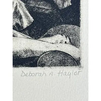 Vintage Deborah Haylor Signed Etching Titled “1000 Theaters”