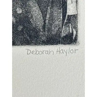 Vintage Deborah Haylor Signed Numbered Etching Jukebox Boogie Woogie