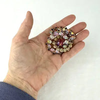 Vintage Dragon’s Breath Lava Glass Brooch