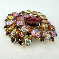 Vintage Dragon’s Breath Lava Glass Brooch
