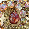 Vintage Dragon’s Breath Lava Glass Brooch