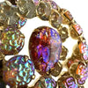 Vintage Dragon’s Breath Lava Glass Brooch