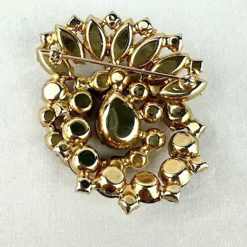 Vintage Dragon’s Breath Lava Glass Brooch