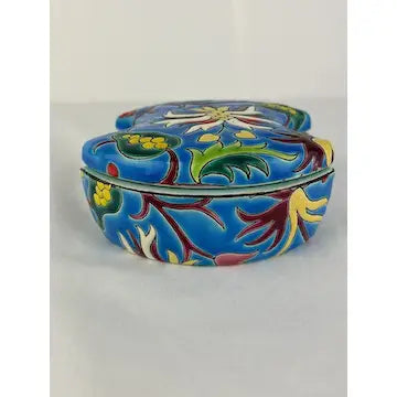Vintage Enameled Trinket Box by Emaux De Longwy