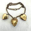Vintage FM Co Gold Filled Heart Locket Necklace