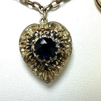 Vintage FM Co Gold Filled Heart Locket Necklace