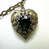 Vintage FM Co Gold Filled Heart Locket Necklace