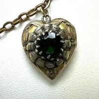 Vintage FM Co Gold Filled Heart Locket Necklace