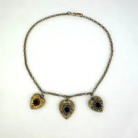 Vintage FM Co Gold Filled Heart Locket Necklace