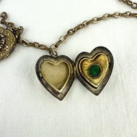 Vintage FM Co Gold Filled Heart Locket Necklace