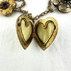 Vintage FM Co Gold Filled Heart Locket Necklace