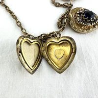 Vintage FM Co Gold Filled Heart Locket Necklace