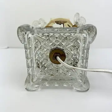 Vintage French Boudoir Lamp with Tulip Shade