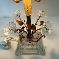 Vintage French Boudoir Lamp with Tulip Shade